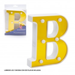 Letra led 16cm oro b