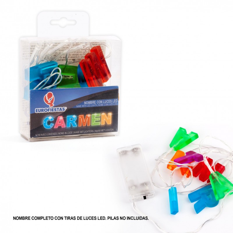 Nombre led carmen