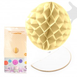 Bola abeja 1u.38cm beige