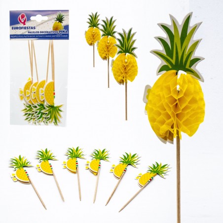 Palillos deco piña