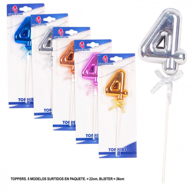 Topper numero 4 5 mds