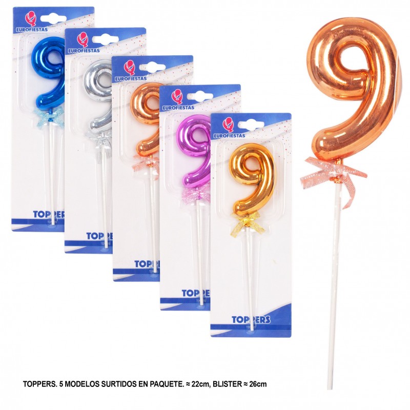 Topper numero 9 5 mds