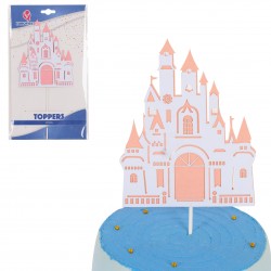 Topper castillo rosa