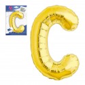 Globo poliamida letra c altura 80cm