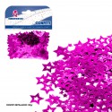 Confeti brillante estrella rosa