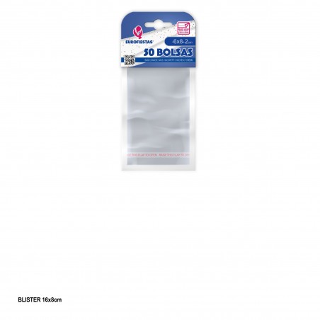 Bolsa cierre adhesivo 6x8+2