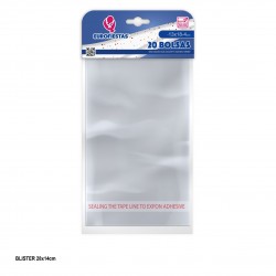 Bolsa cierre adhesivo 13x18+4