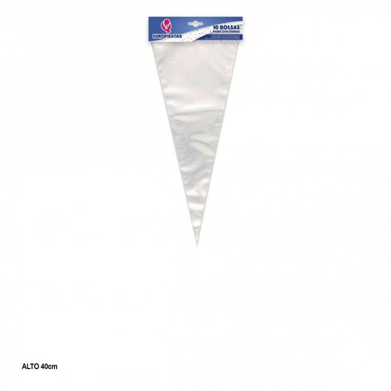 Bolsa chuches cono 40x17 5