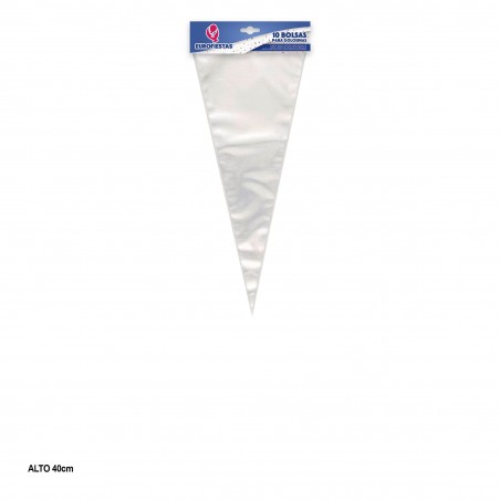 Bolsa chuches cono 40x17 5