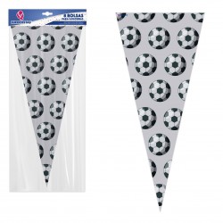 Bolsa chuches 8 triangulo 40x17 5cm futbol