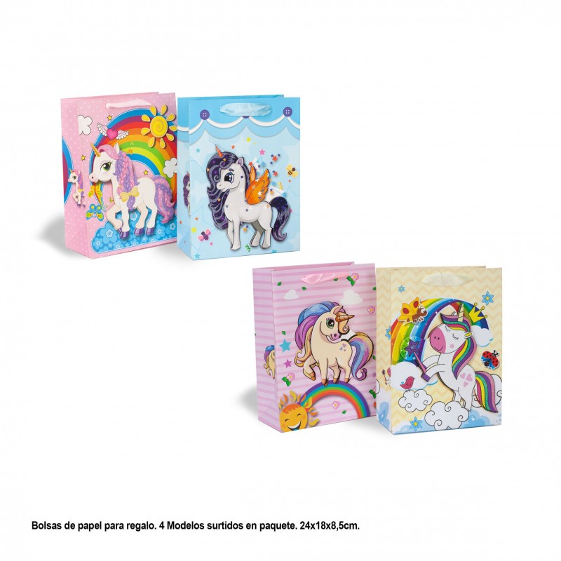 Bolsa regalo unicornio baby 4mds peq