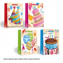 Bolsa regalo cakes 4 modelos grande