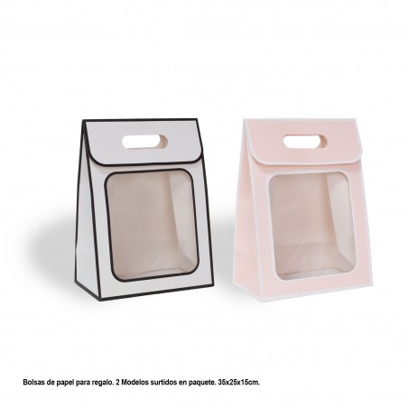 Bolsa regalo ventana 4 modelos grande