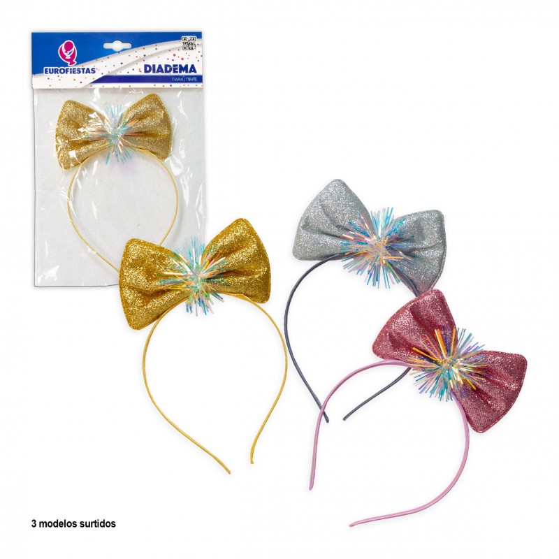 Diadema espumillon lazo