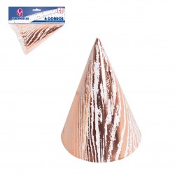 Gorro coleccion vetas oro rosa