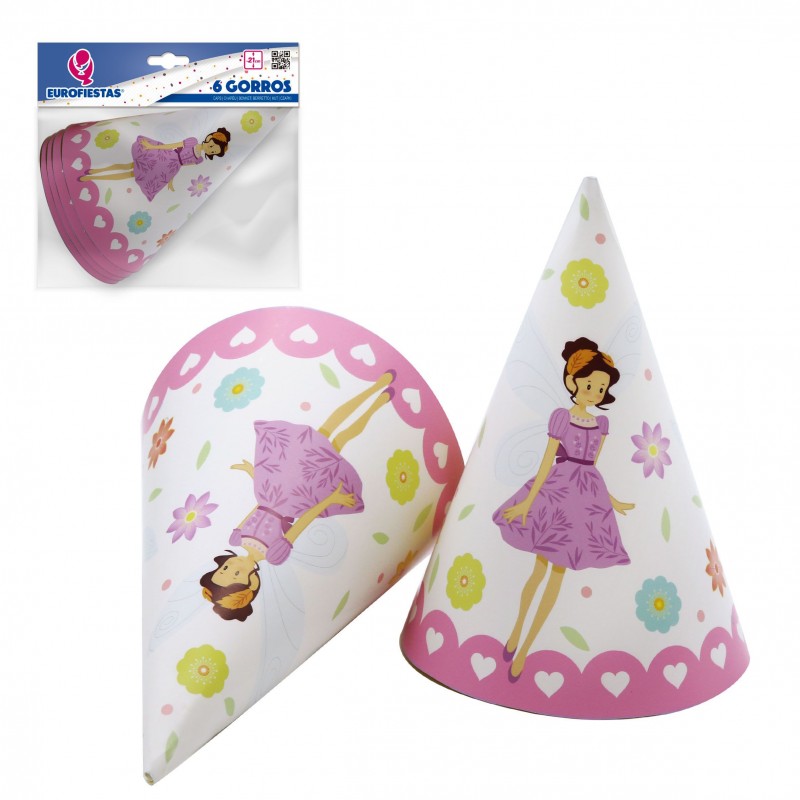 Pack de 6 gorros flores
