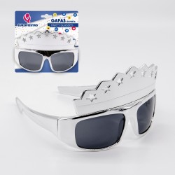 Gafas de fiesta corona con estrellas