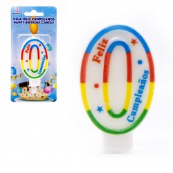 Vela arcoiris nº0