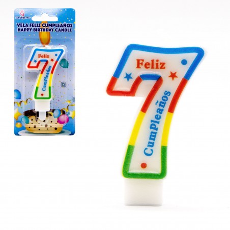 Vela arcoiris nº7