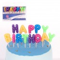 Set velas happy birthday colores lunares
