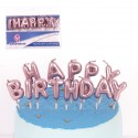 Set velas happy birthday oro rosa