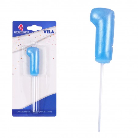Vela chubby celeste nº 1