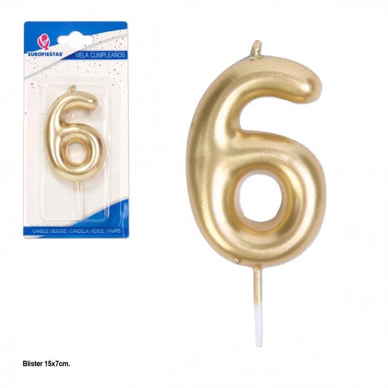 Vela bend oro nº 6