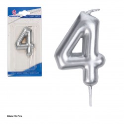 Vela bend plata nº 4