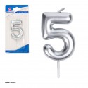 Vela bend plata nº 5