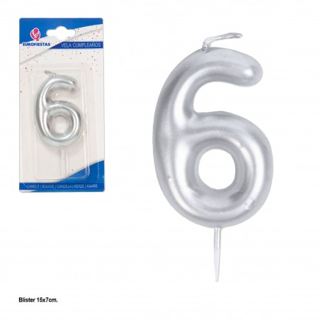 Vela bend plata nº 6