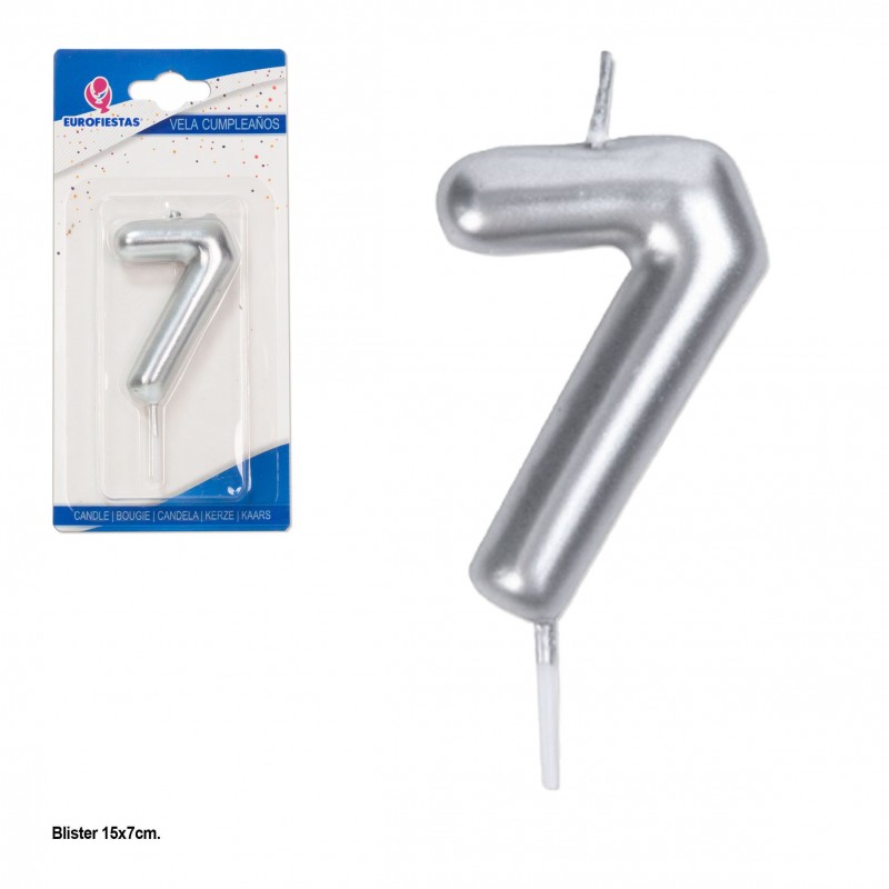 Vela bend plata nº 7