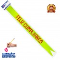 Banda cumpleaños amarilla