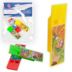 Juguetes para piñata silbato cuadrado