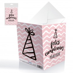 Tarjeta cumple pasalo bien