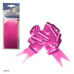 Lazo deco.autom.5cm liso rosa