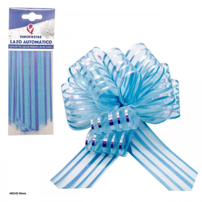 Lazo automatico 5cm celeste