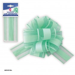 Lazo automatico 50mm decorado verde