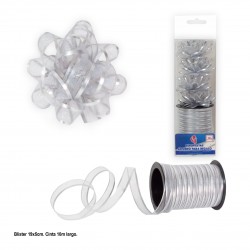 Rollo 10m lazo 1cm plata