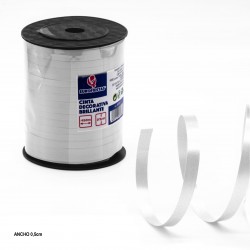 Cinta lazo 5mm rollo 450m blanco