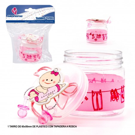 Tarro baby tendedero rosa