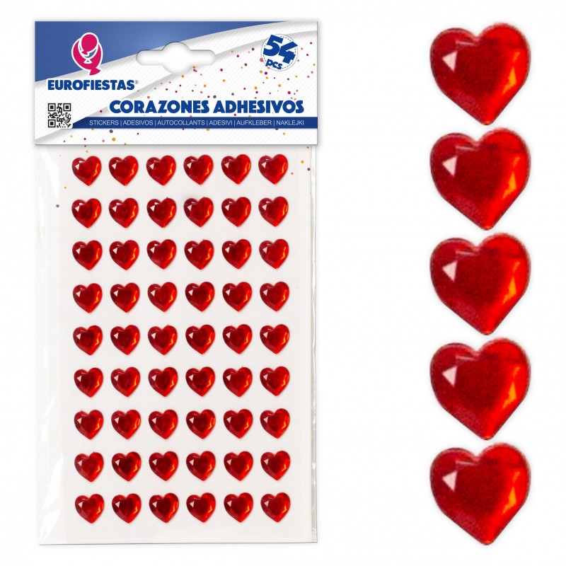 Adhesivos para libretas en forma de corazón