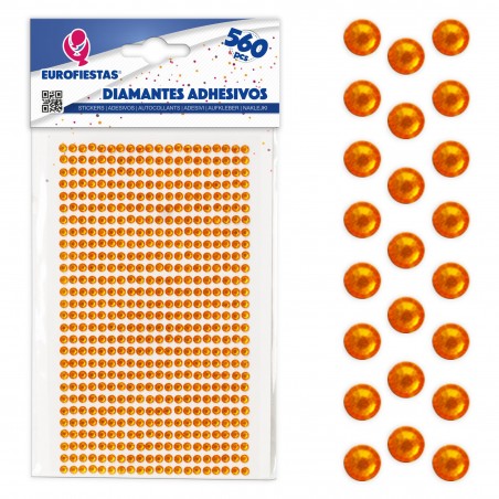 560 diamantes adhesivos peq oro