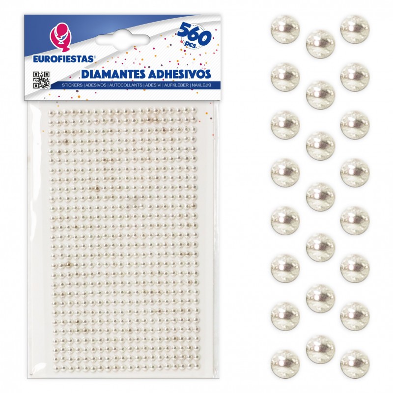 560 diamantes adhesivos peq plata chapado