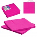 Servilletas papel fucsia 12