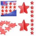 Guirnalda estrellas papel roja