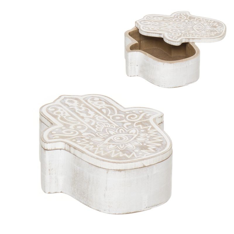 Caja forma mano de fatima