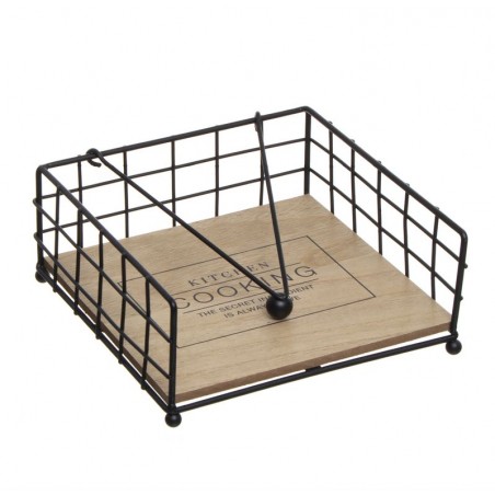 Servilletero essential negro