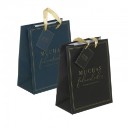 Bolsa papel m felicidades 2c