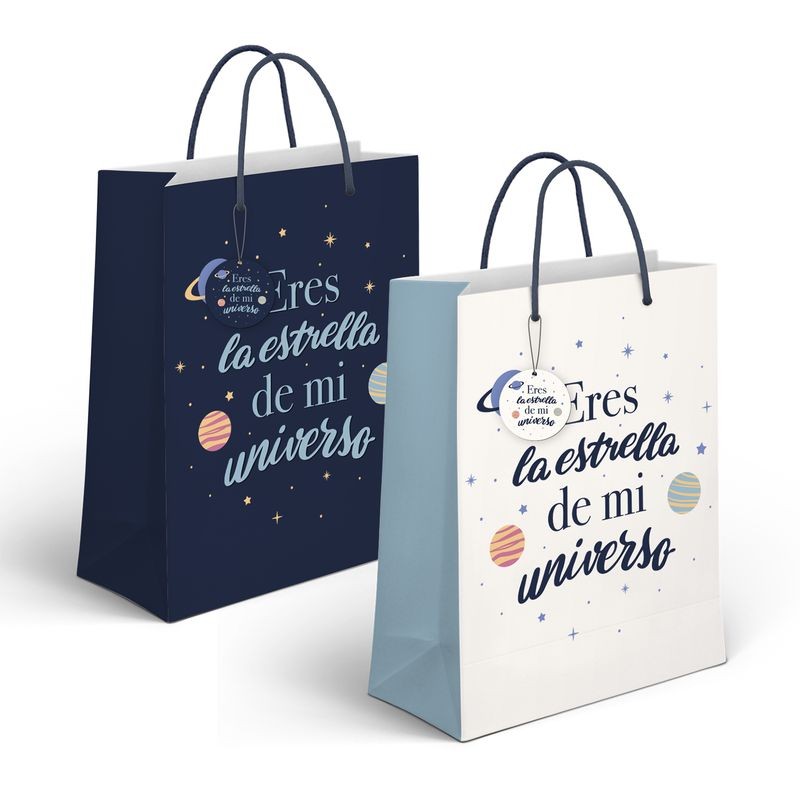 Bolsa papel m estrella de mi universo 2m