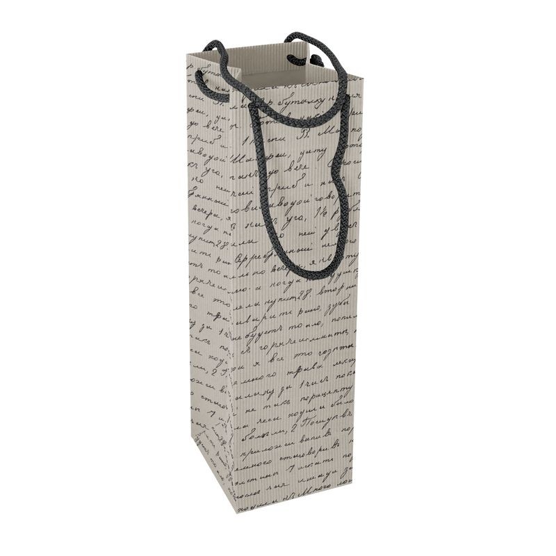 Bolsa vino escritura